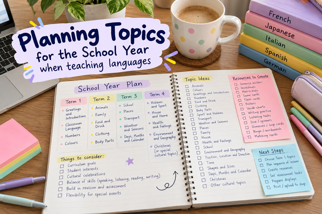Planning Topics for the School Year