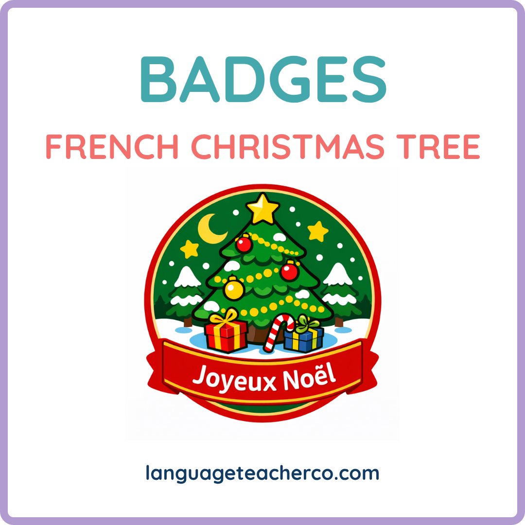 French Christmas Tree Badges