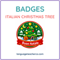 Italian Christmas Tree Badges