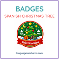 Spanish Christmas Tree Badges