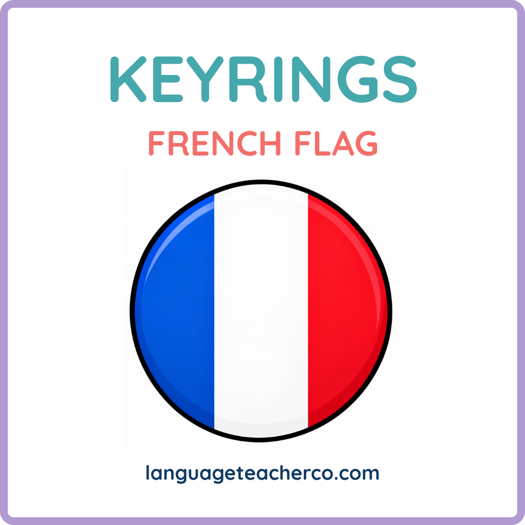 French Flag Keyrings