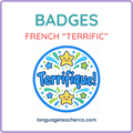 French Terrific Badges
