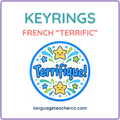 French Terrific Keyrings