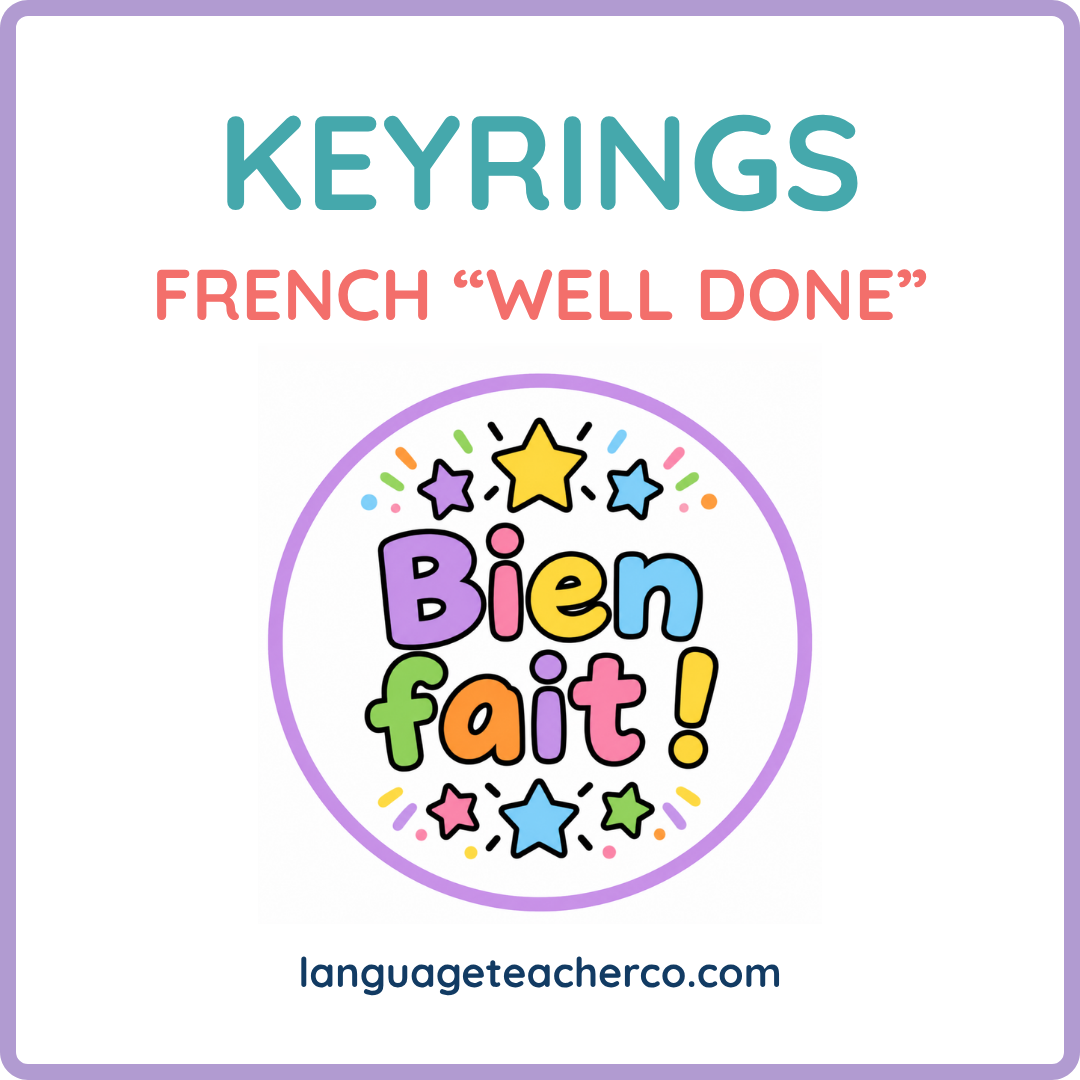 French Well Done Keyrings