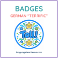 German Terrific Badges