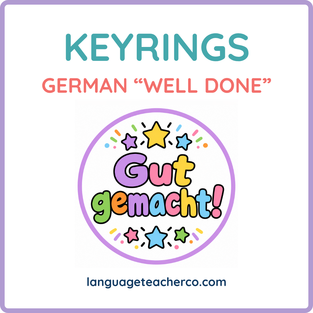 German Well Done Keyrings