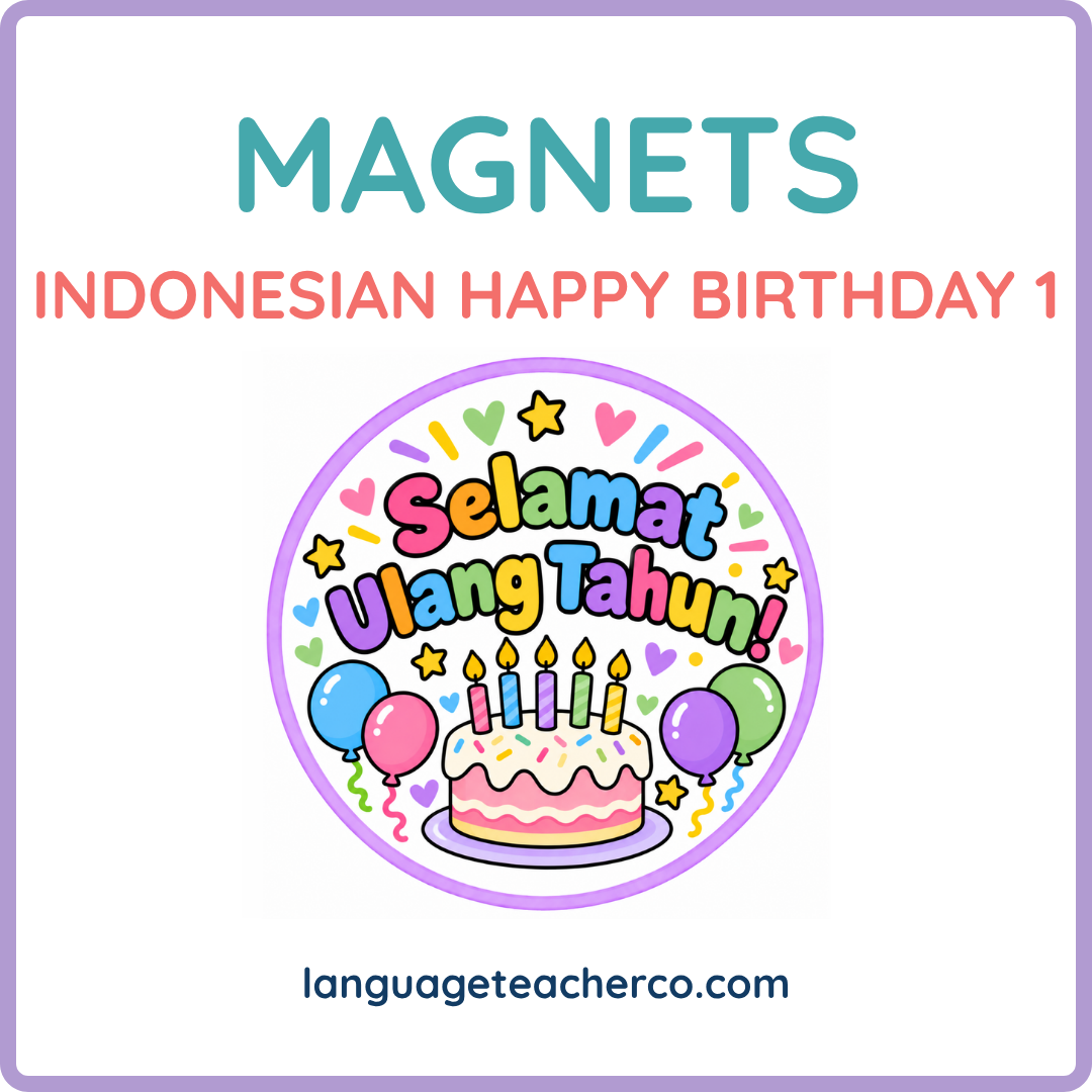 Indonesian Happy Birthday 1 Magnets
