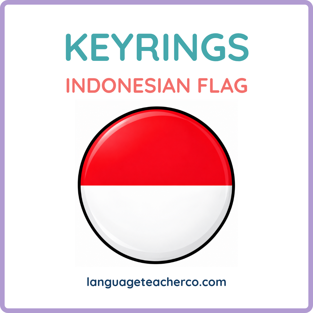 Indonesian Flag Keyrings