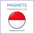 Indonesian Flag Magnets