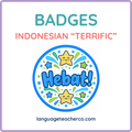 Indonesian Terrific Badges