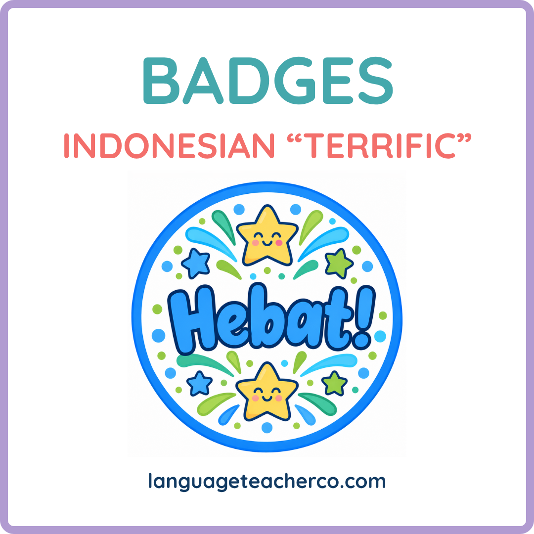 Indonesian Terrific Badges