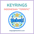 Indonesian Terrific Keyrings