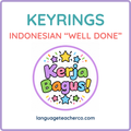 Indonesian Well Done Keyrings