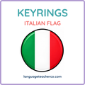 Italian Flag Keyrings