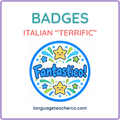 Italian Terrific Badges