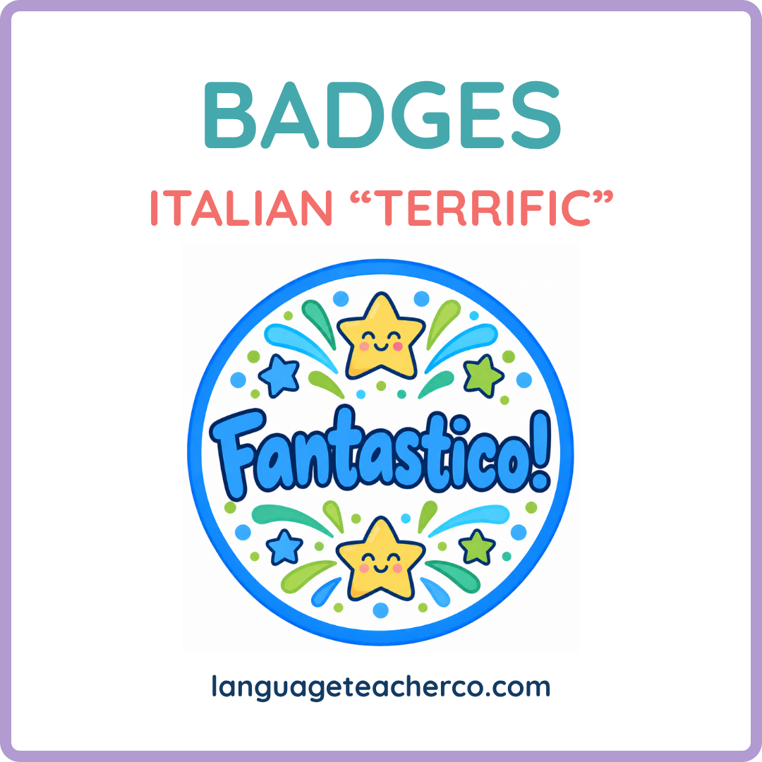 Italian Terrific Badges