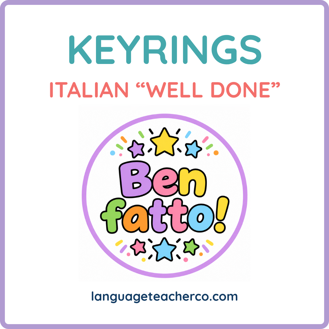 Italian Well Done Keyrings
