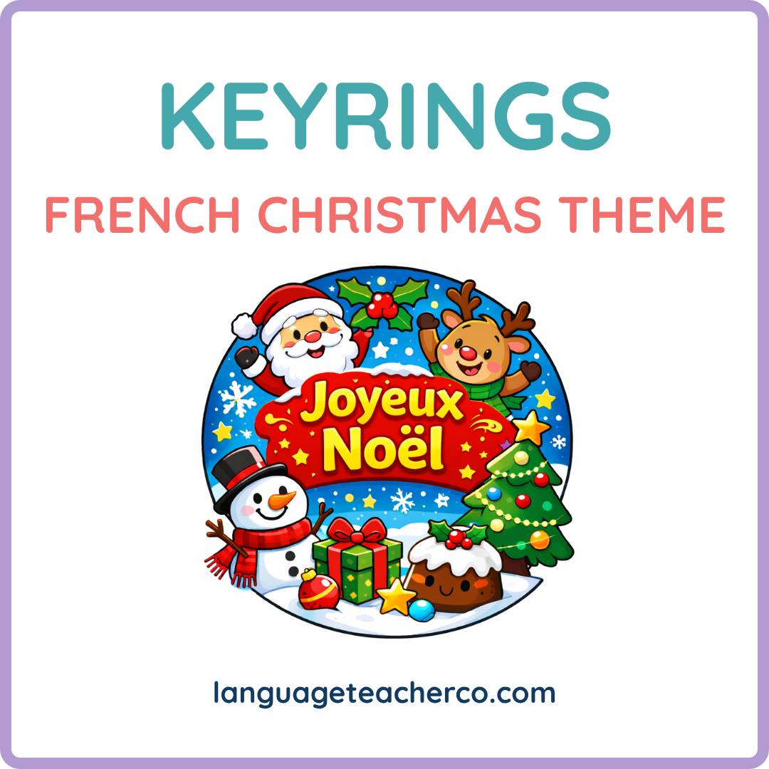French Christmas Theme Keyrings