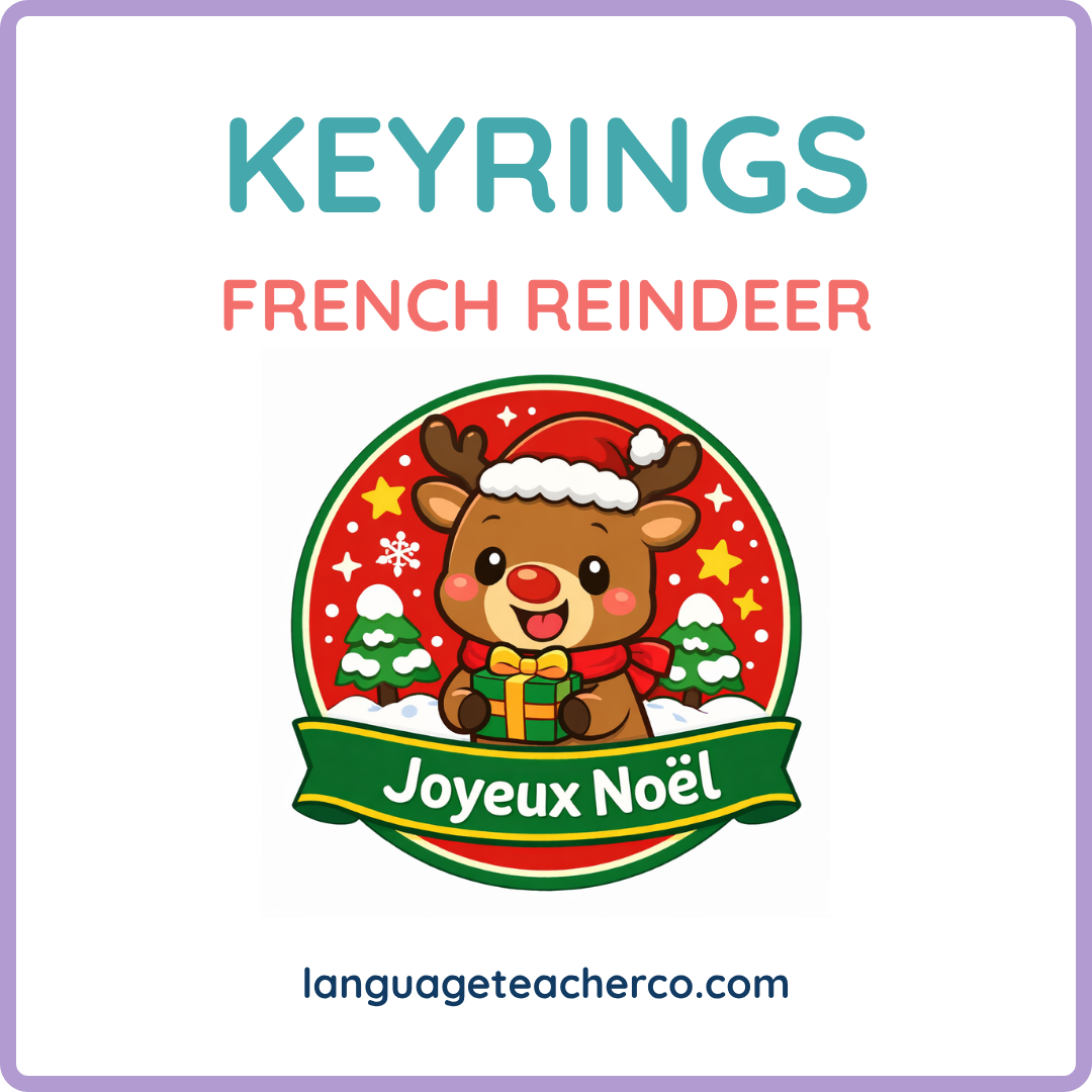 French Reindeer Keyrings