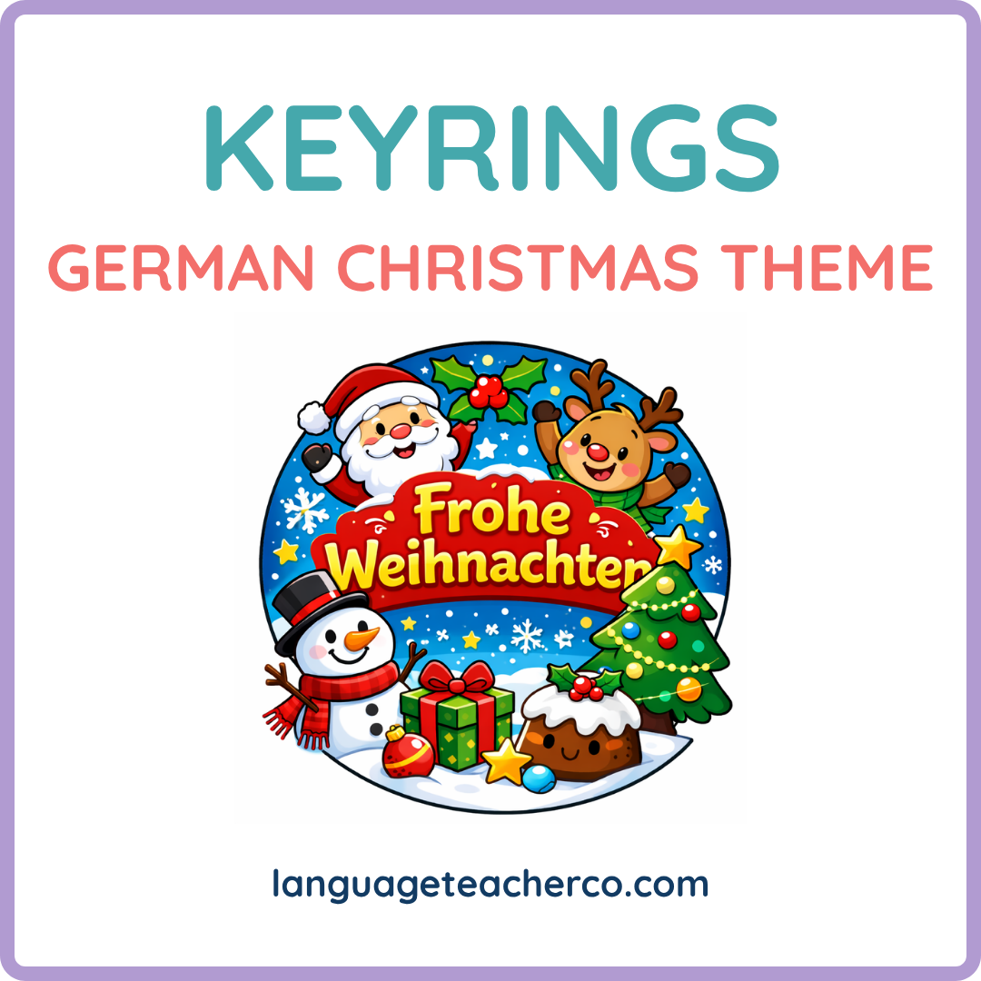 German Christmas Theme Keyrings