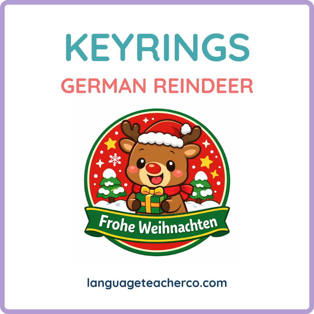 German Reindeer Keyrings