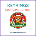 Indonesian Reindeer Keyrings