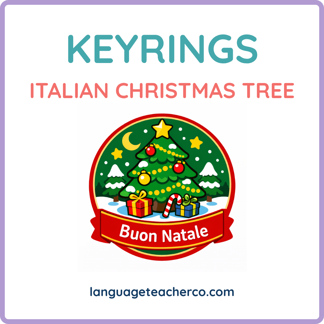 Italian Christmas Tree Keyrings