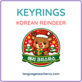 Korean Reindeer Keyrings