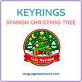 Spanish Christmas Tree Keyrings