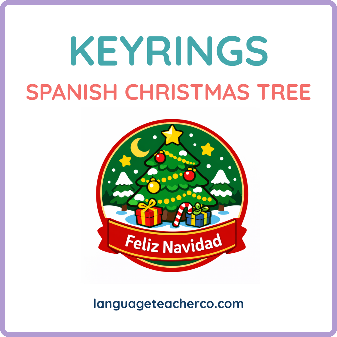 Spanish Christmas Tree Keyrings