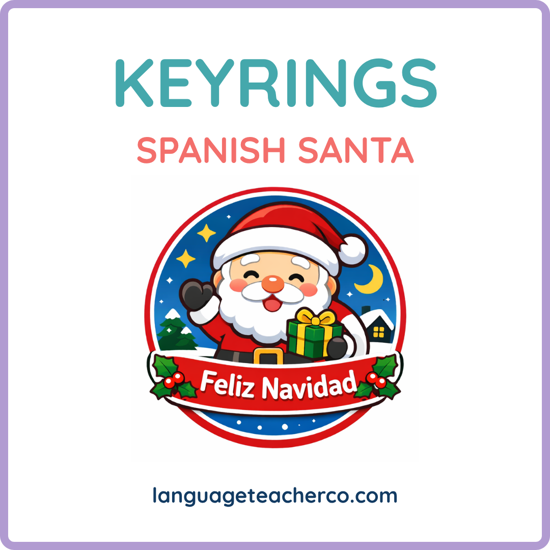 Spanish Santa Keyrings