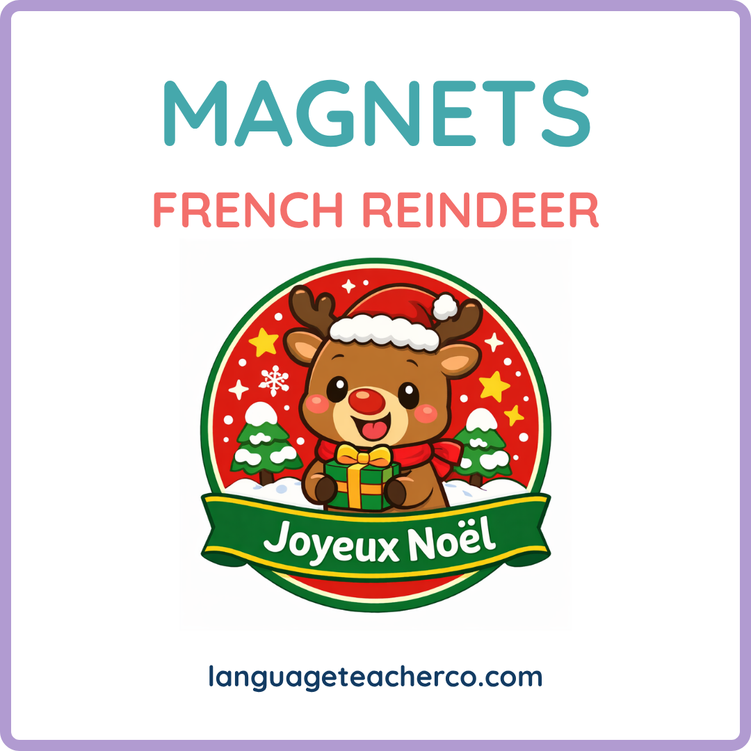 French Reindeer Magnets