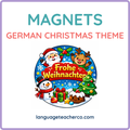 German Christmas Theme Magnets