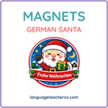 German Santa Magnets