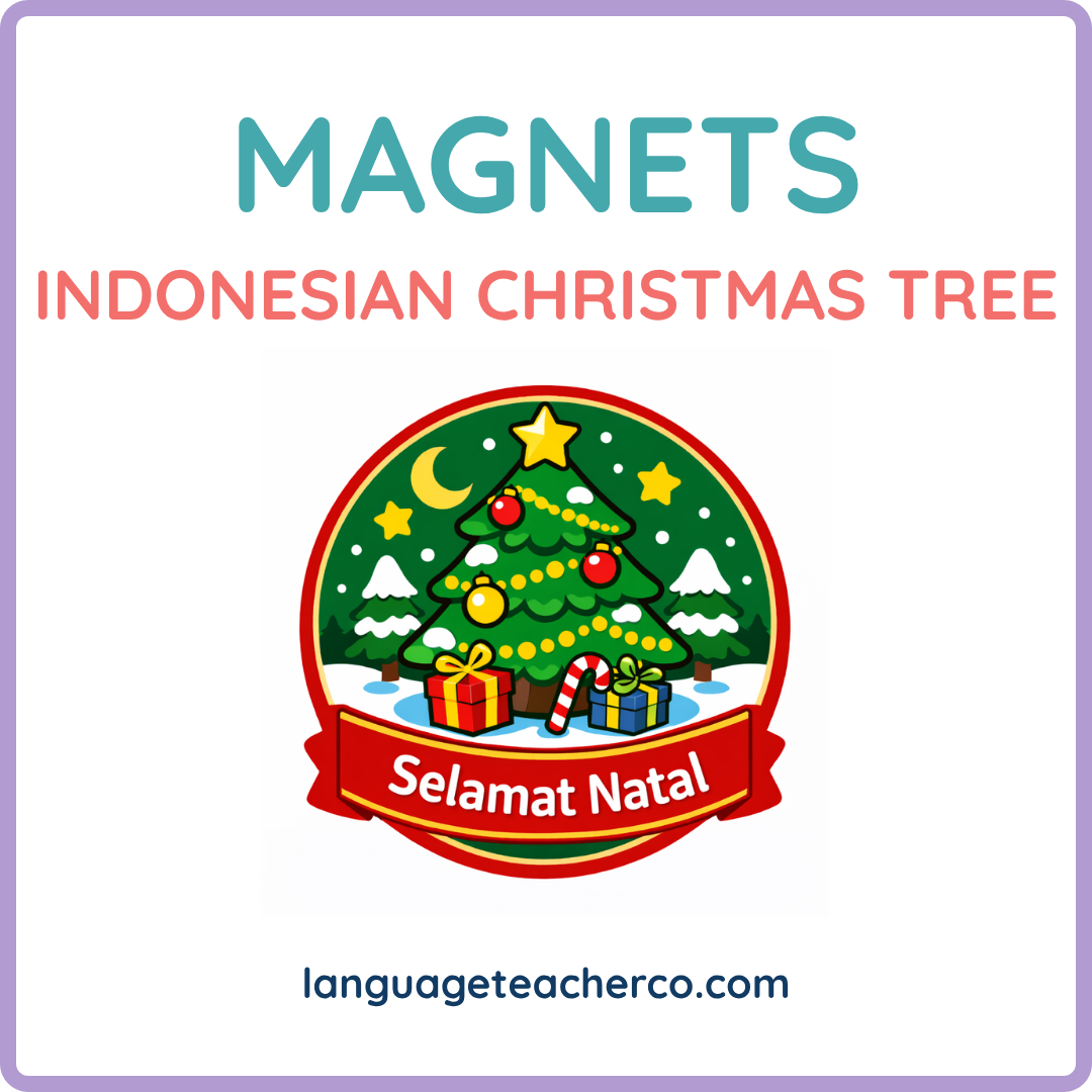 Indonesian Christmas Tree Magnets