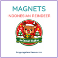 Indonesian Reindeer Magnets