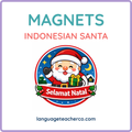Indonesian Santa Magnets
