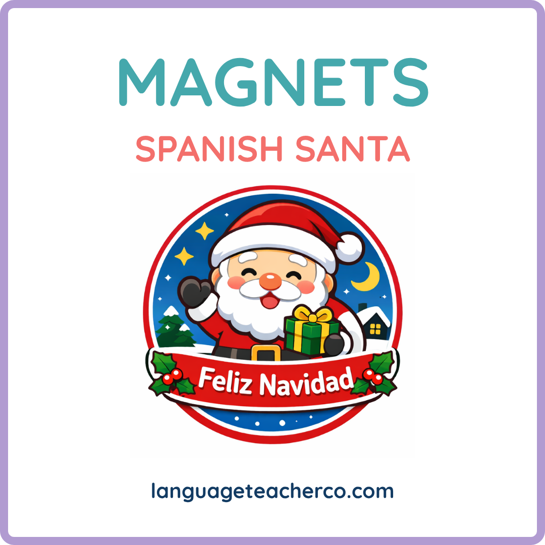 Spanish Santa Magnets