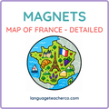 Map of France Magnets - Detailed Design