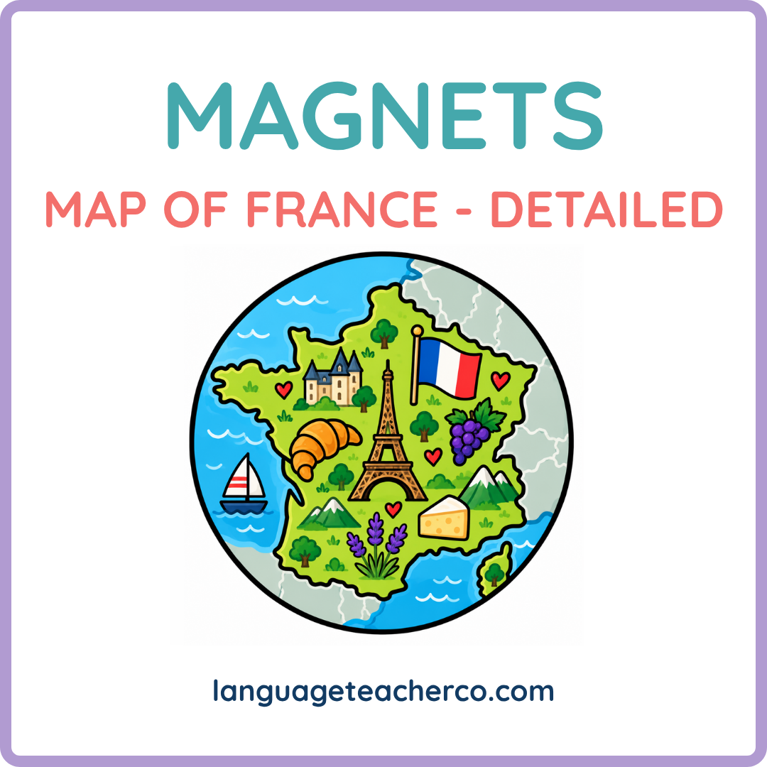 Map of France Magnets - Detailed Design