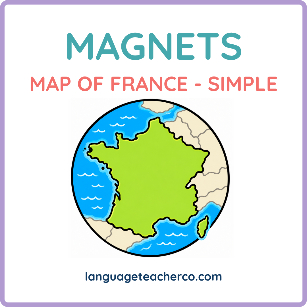 Map of France Magnets - Simple Design