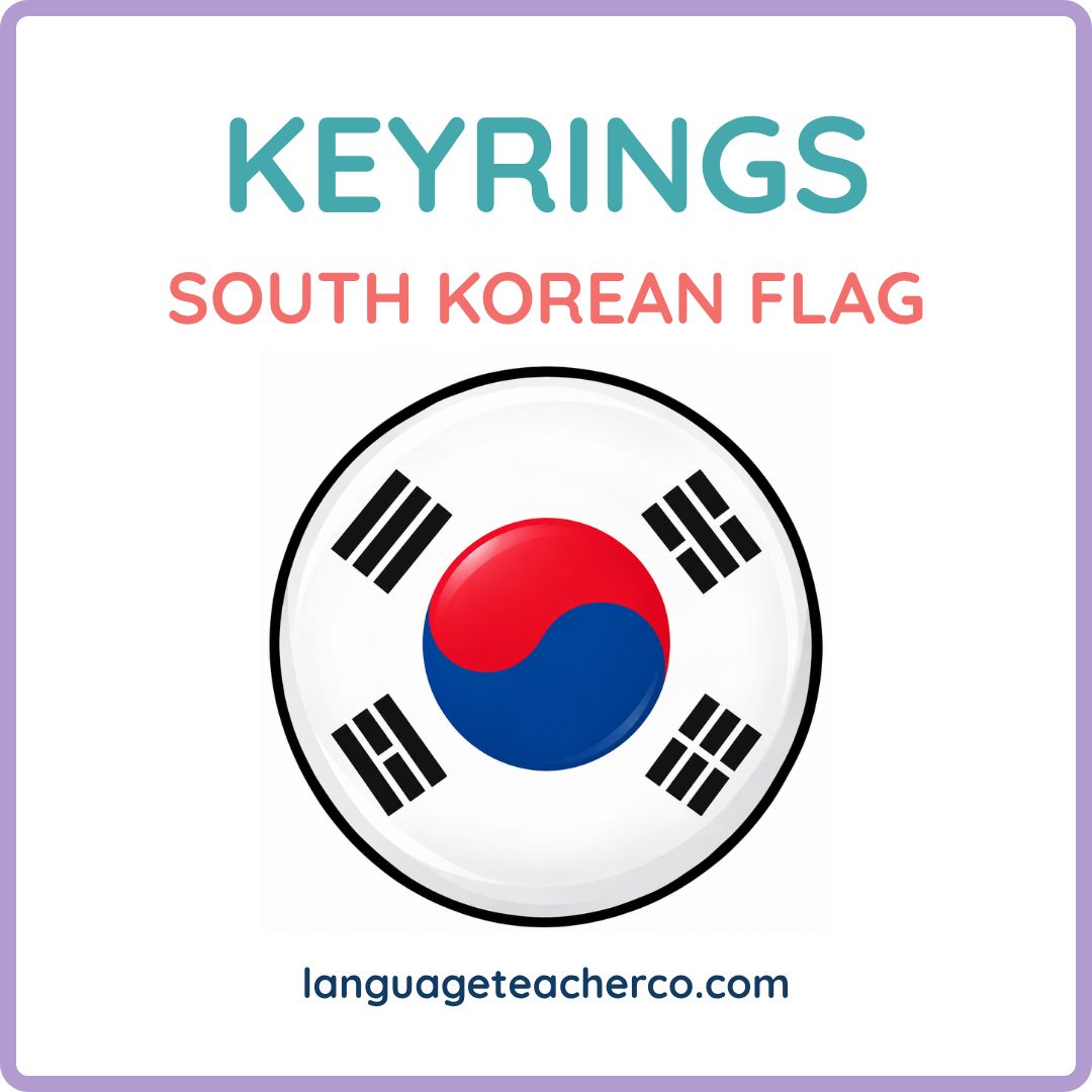 South Korean Flag Keyrings