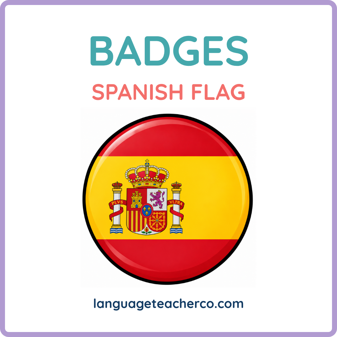 Spanish Flag Badges