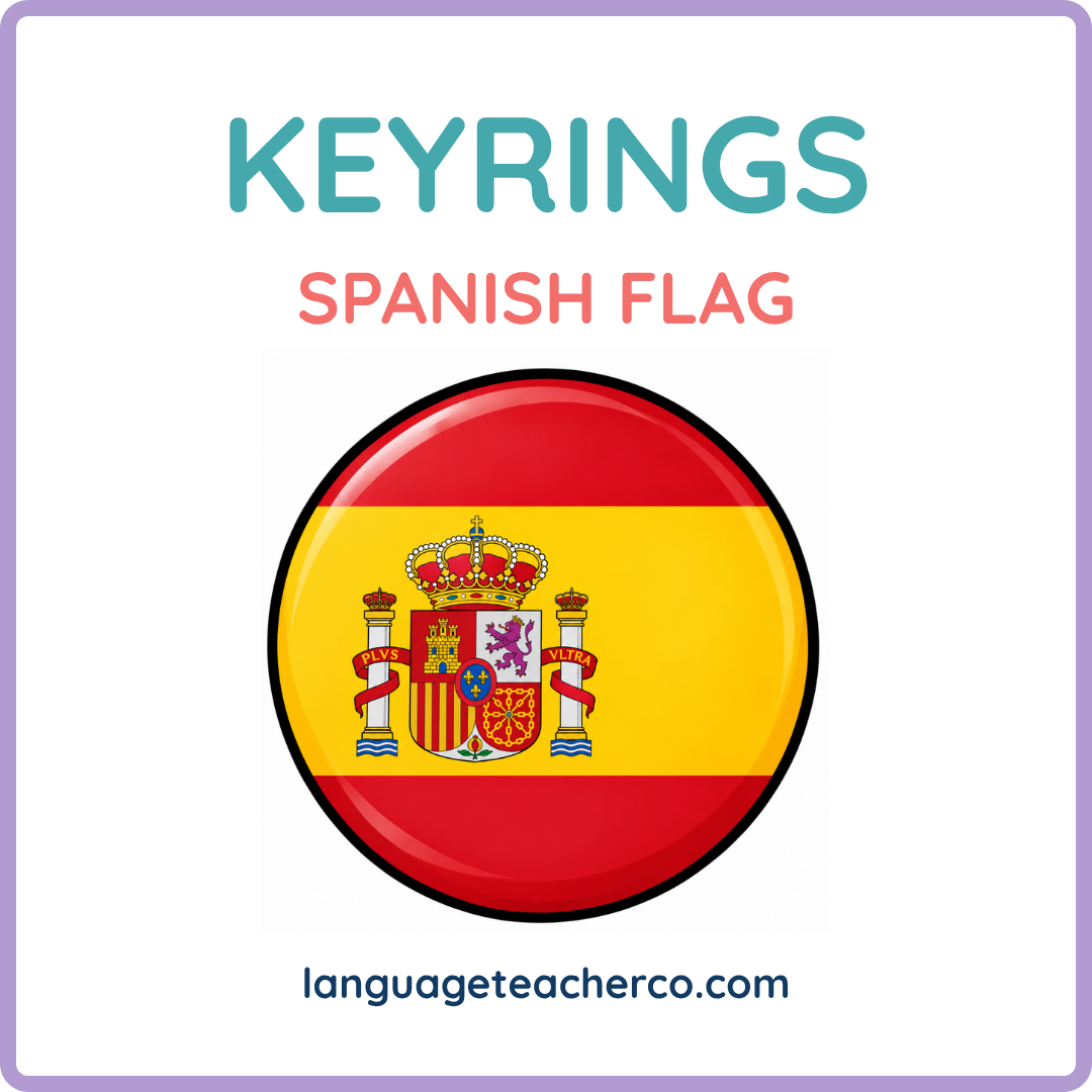 Spanish Flag Keyrings