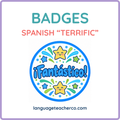 Spanish Terrific Badges