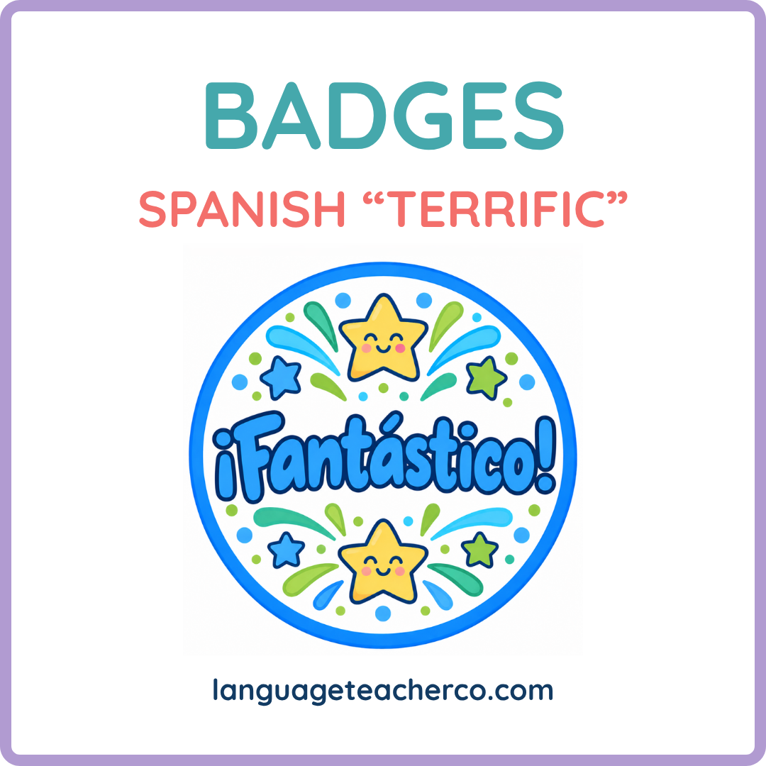 Spanish Terrific Badges